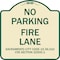 Signmission Sacramento No Parking Fire Lane City Code 15.36.010 CVC Section 22500.1, A-DES-TG-1818-22973 A-DES-TG-1818-22973 - alternate 1
